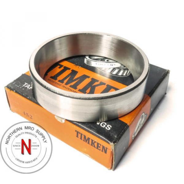 NEW  452 Tapered Roller Bearing Cup OD: 4-1/4&#034; Width: 1.063&#034; #1 image