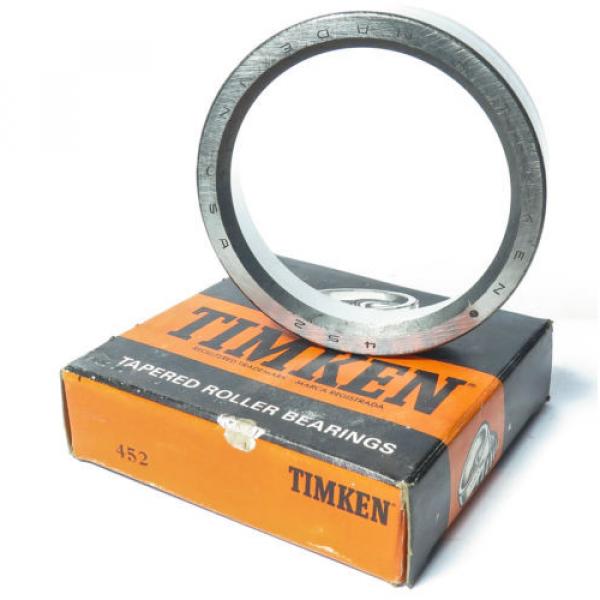 NEW  452 Tapered Roller Bearing Cup OD: 4-1/4&#034; Width: 1.063&#034; #2 image