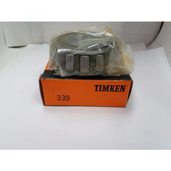  339 Tapered roller bearing straight bore steel Inch 1.3780&#034; id 0.882 #1 image