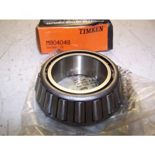 NEW  M804048 TAPERED ROLLER BEARING CONE 1.8750&#034; ID 1.0000&#034; WIDTH #3 image