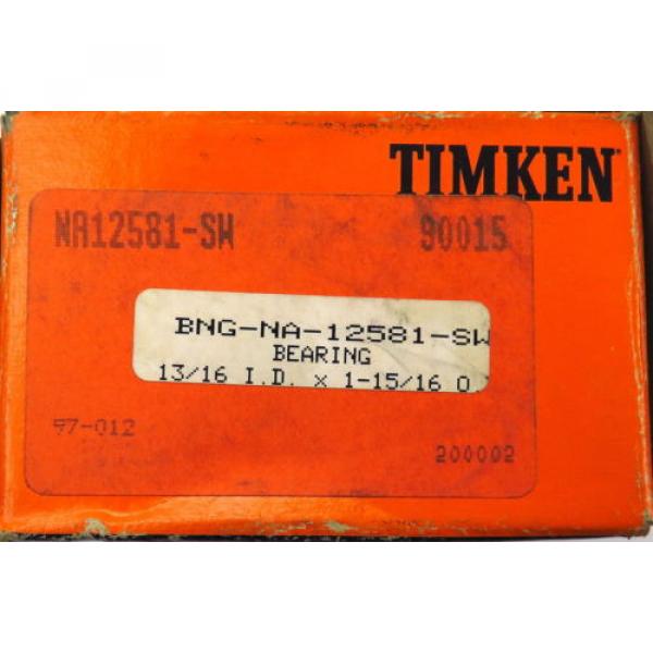  Tapered Roller Bearing BNG NA12581-SW 90015 13/16&#034; Bore Free Shipping #3 image