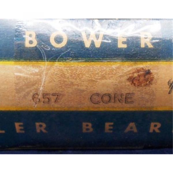 BOWER TAPER ROLLER BEARING 657 CONE 2.8750&#034; BORE #2 image
