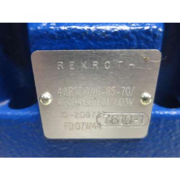 NEW REXROTH 4WRZE10W6-85-70/6E624N9ETK31/A1D3V HYDRAULIC SOLENOID VALVE D518078 #8 image