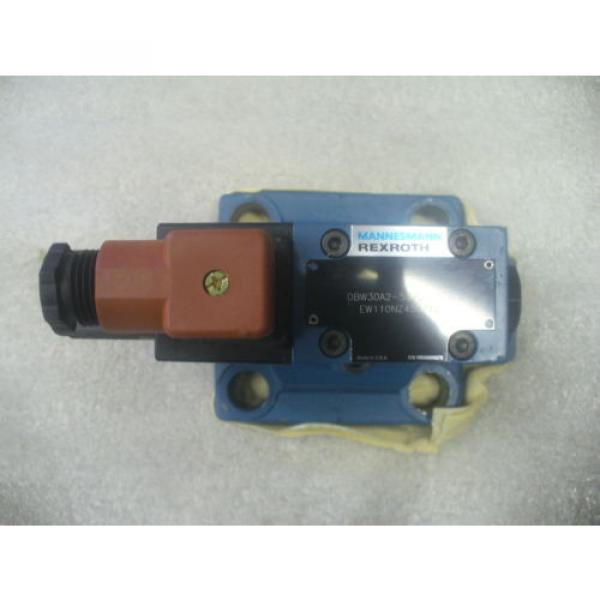 MANNESMAN REXROTH (BOSCH) VALVE,SOLENOID  P/N DBW30A2-5X1315XU6A2110NZ45V/12 #1 image