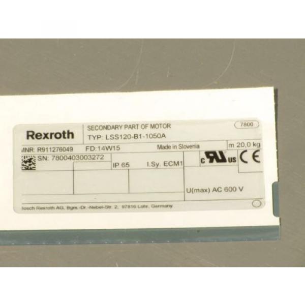 REXROTH TYP: LSS120-B1-1050A SECONDARY PART OF LINEAR MOTOR - NEW #2 image