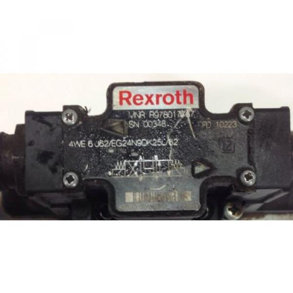 REXROTH HYDRAULIC SOLENOID VALVE 4WE6J62/EG24N9DK25L/62 105033 #2 image