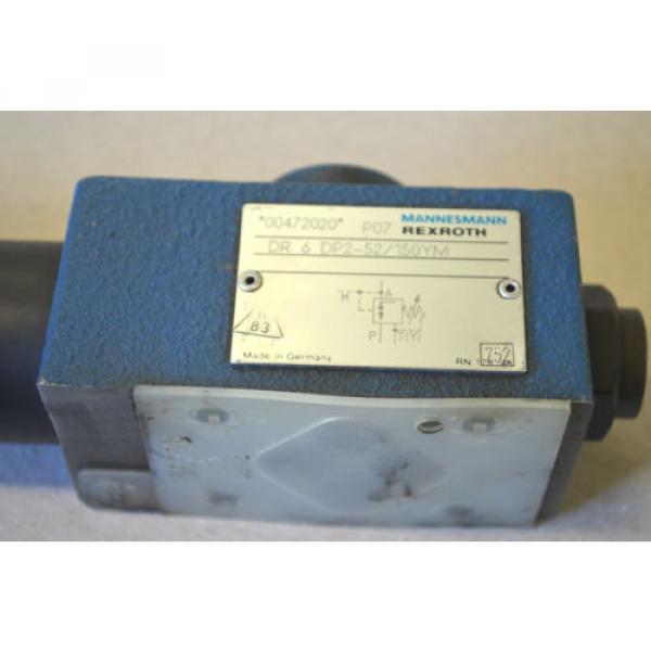 Rexroth Mannesmann DR6DP2-52/150YM Druckreduzierventil HYDRAULIC VALVE #2 image