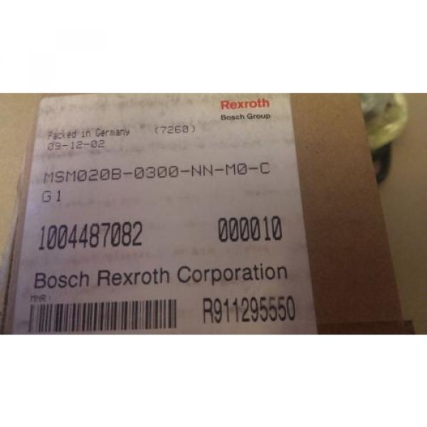 Rexroth Indramat R911295550 MSM020B-0300-NN-M0-CG1 Servo Motor #2 image