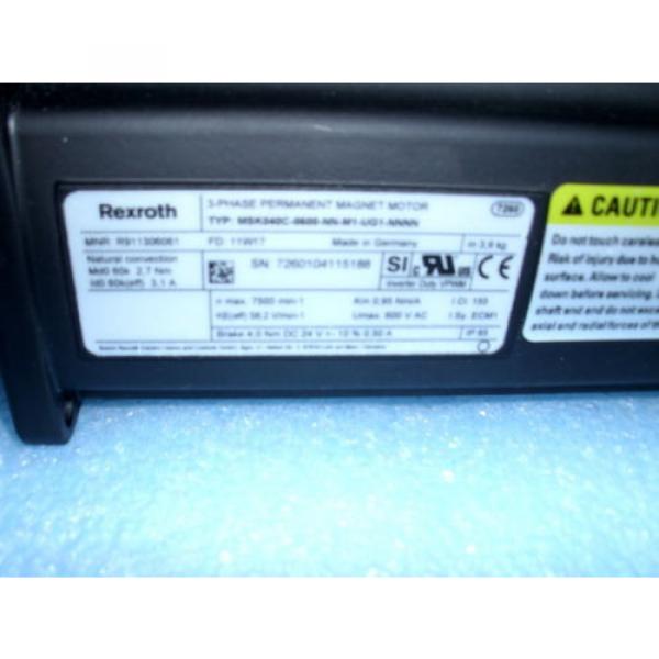 Rexroth Servomotor MSK040C-0600-NN-M1-UG1-NNNN  R911306061 #2 image