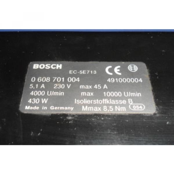 BOSCH REXROTH 430W EC MOTOR 0 608 701 004 W/ 3 608 613 001 #4 image