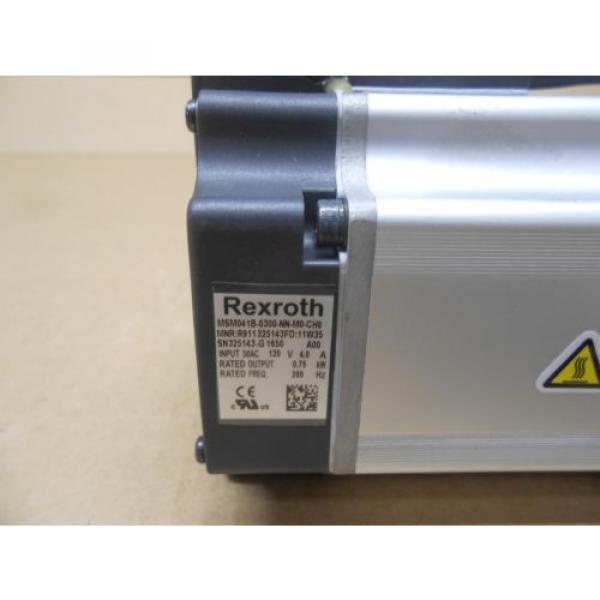 1 NEW BOSCH REXROTH MSM041B-0300-NN-M0-CH0 SERVO MOTOR 0.75KW 4 AMP 4A 120VAC #2 image