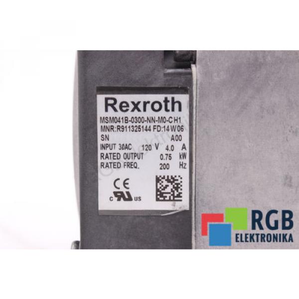 MSM041B-0300-NN-M0-CH1 R911325144 0.75KW 120V 4A 200HZ 3000/MIN REXROTH ID27467 #6 image