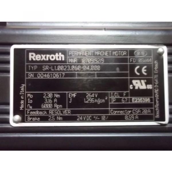 Rexroth SR-L1.0023.060-04.000, Alpha SP075S-SF1-10-110-2 Servomotor, 2,3 Nm #5 image