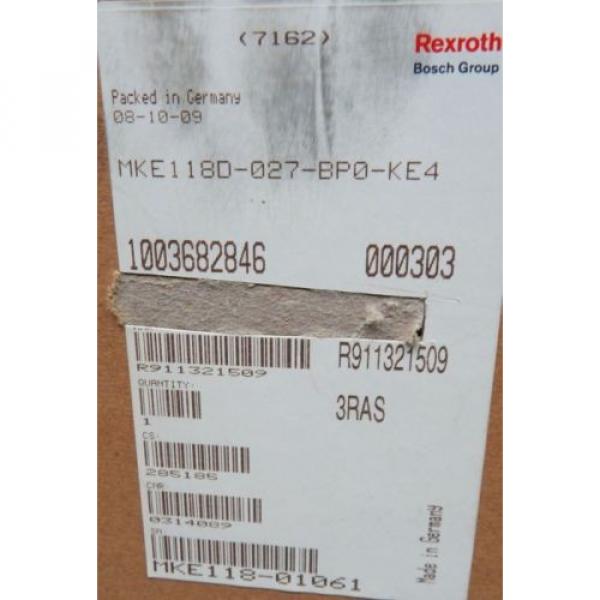 Rexroth Permanent Magnet Motor MKE 118D-027-BPO-KE4 - unused/OVP - #3 image