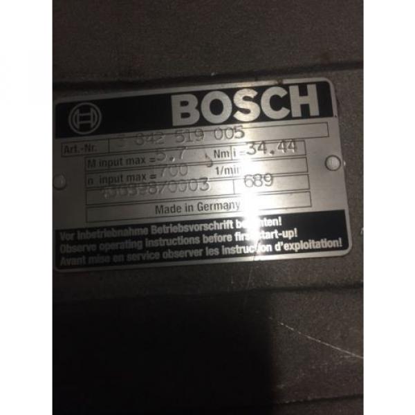 Bosch Conveyor Drive 3 842 519 005 W/ Rexroth Motor .86KW 3 842 518 050 ! #9 image