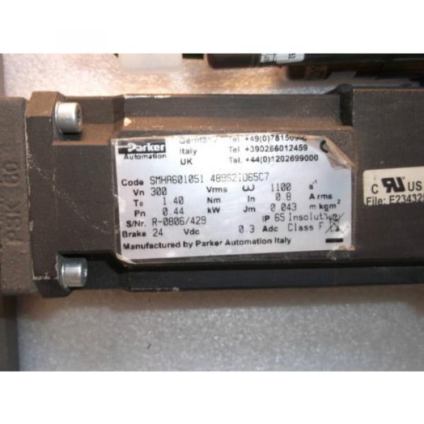 Rexroth R005526237, Parker SMHA601051.489S2ID65C7 #2 image