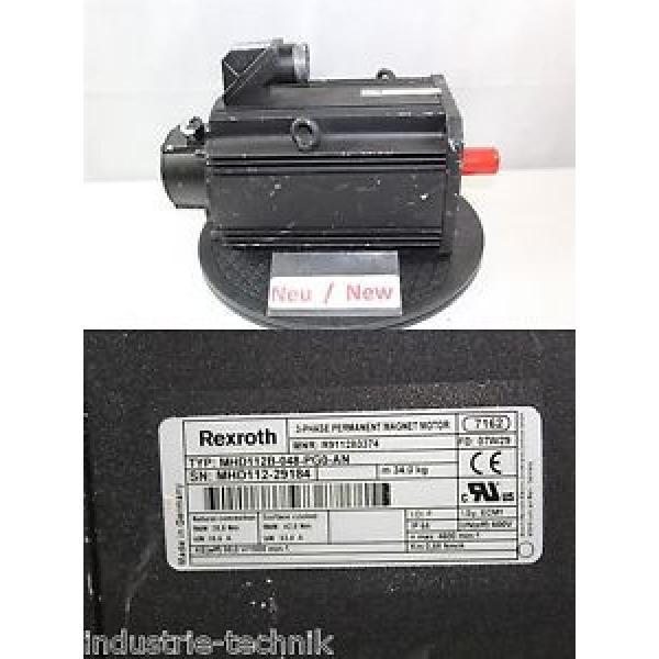 REXROTH MHD112B-048-PG0-AN SERVO MOTOR SERVO MOTOR #1 image