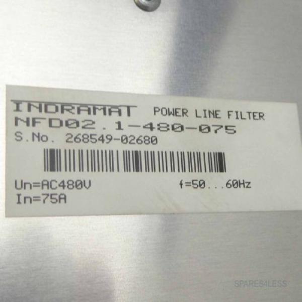 Rexroth INDRAMAT Netzfilter NFD02. 1-480-075 GEB #2 image