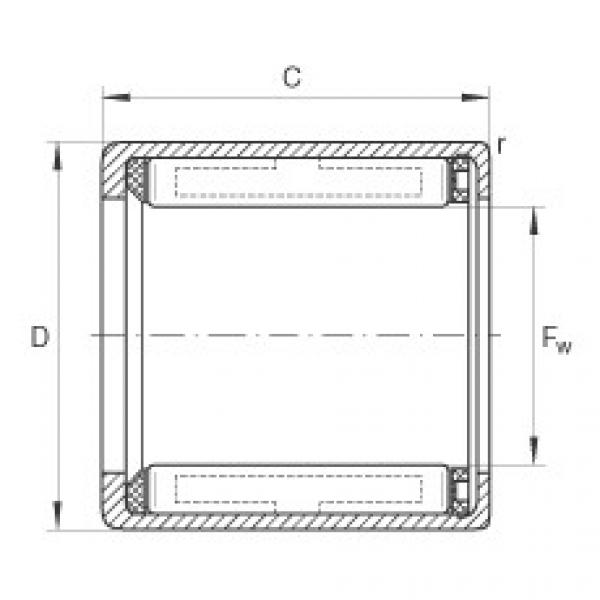 FAG Germany Drawn cup roller clutches - HF1012 #1 image