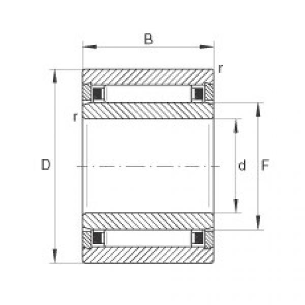 FAG Germany Needle roller bearings - NKI6/12-TV-XL #1 image