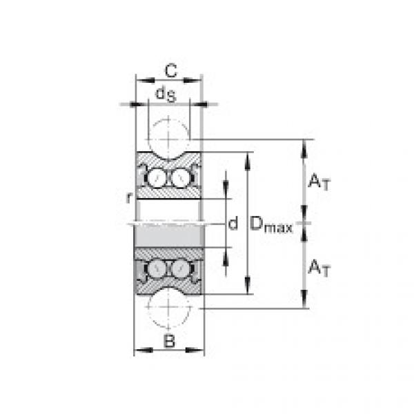 FAG Germany Track rollers with profiled outer ring - LFR5206-20-2Z #1 image