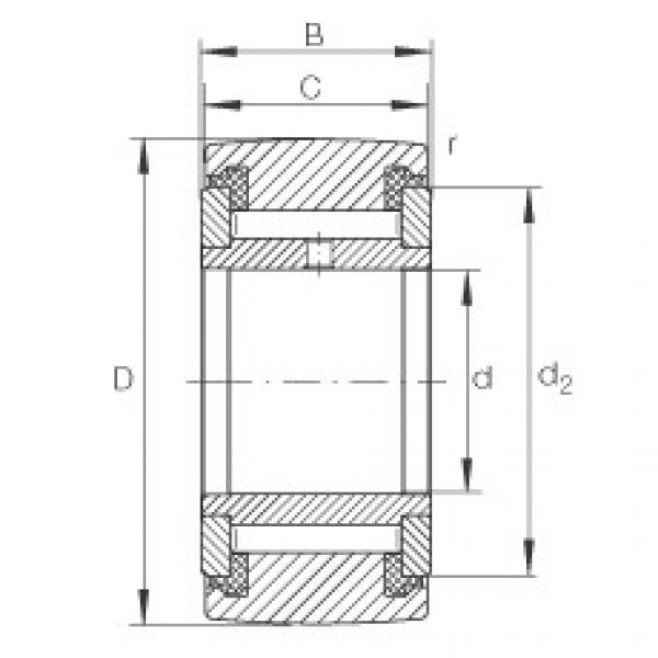 FAG Germany Yoke type track rollers - NATV15-PP #1 image