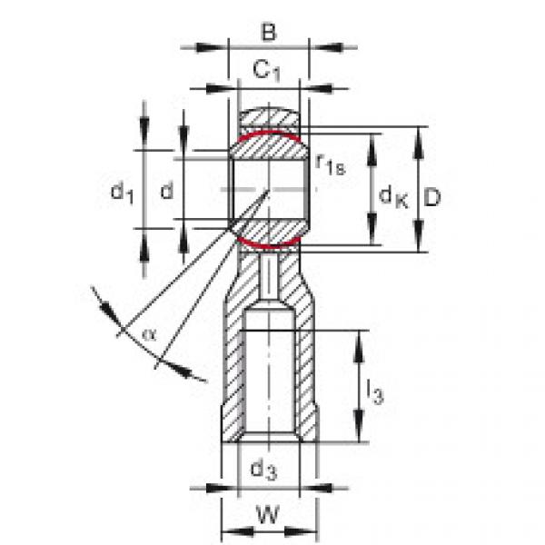 FAG Germany Rod ends - GIKPSR12-PS #1 image