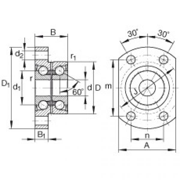 FAG Germany Angular contact ball bearing units - ZKLFA1563-2Z #1 image
