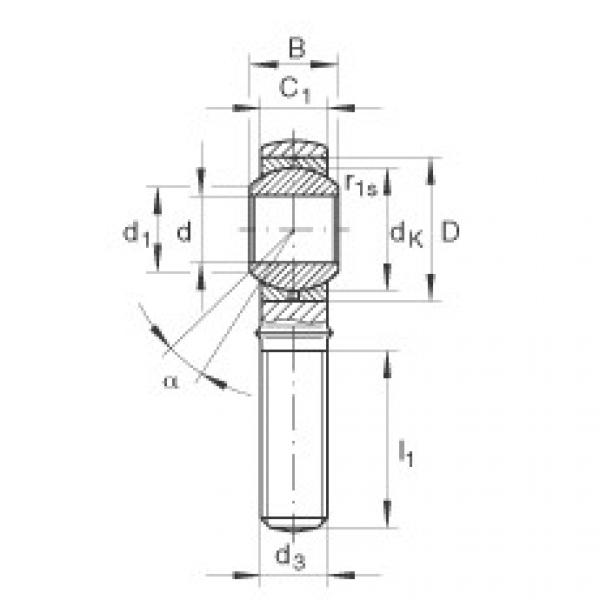 FAG Germany Rod ends - GAKL25-PB #1 image