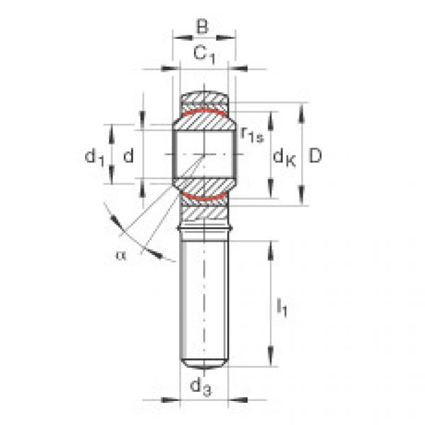 FAG Germany Rod ends - GAKL16-PW #1 image