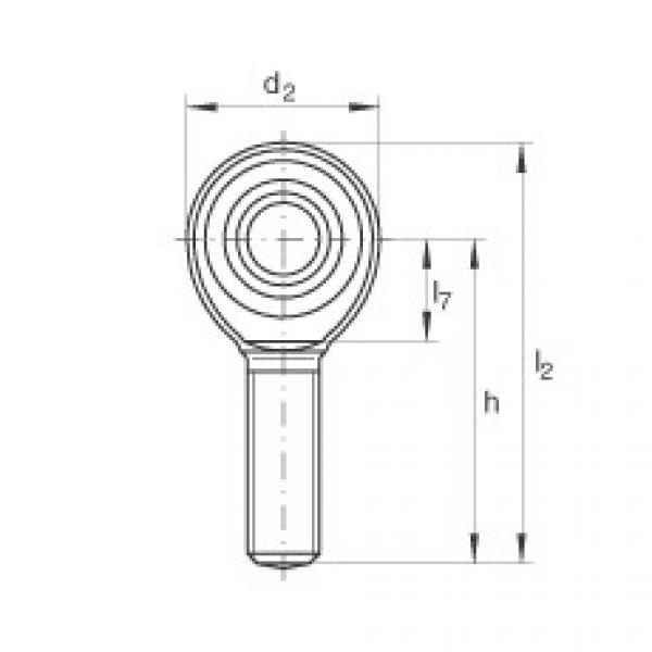 FAG Germany Rod ends - GAKL14-PW #2 image