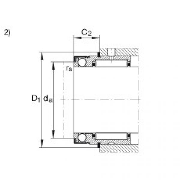 FAG Germany Needle roller/axial ball bearings - NX17-XL #2 image