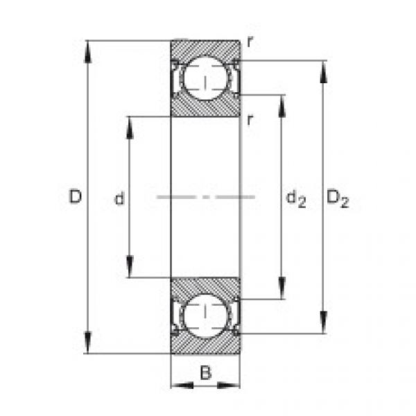 FAG Germany Deep groove ball bearings - 6202-C-2Z #1 image