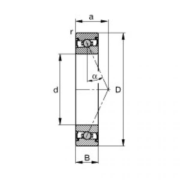 FAG Germany Spindellager - HCS7008-E-T-P4S #1 image