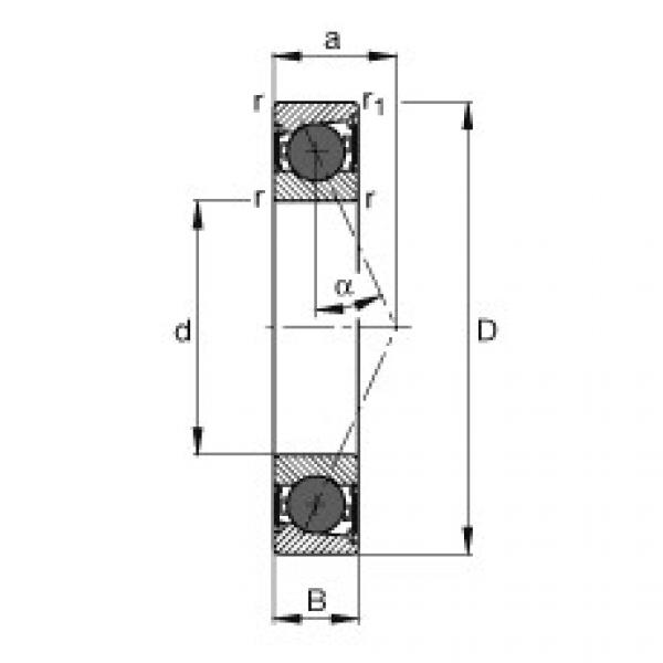 FAG Germany Spindle bearings - HCB7005-E-2RSD-T-P4S #1 image