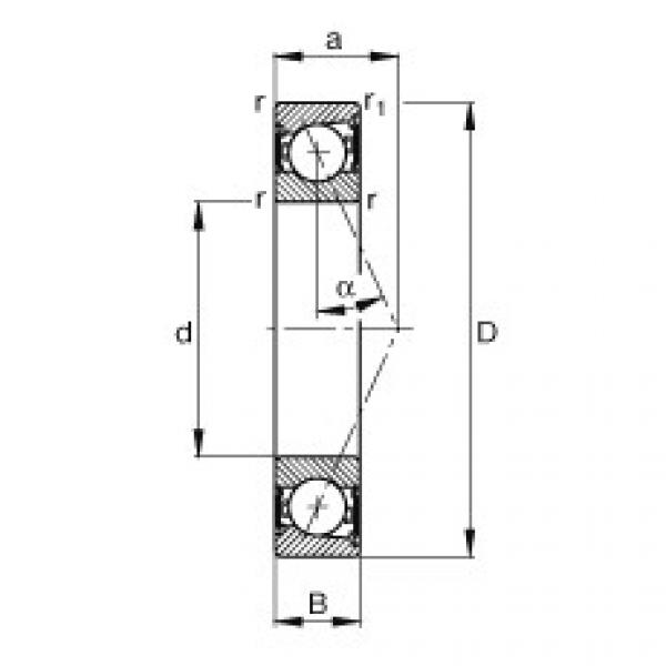 FAG Germany Spindle bearings - B7002-E-2RSD-T-P4S #1 image