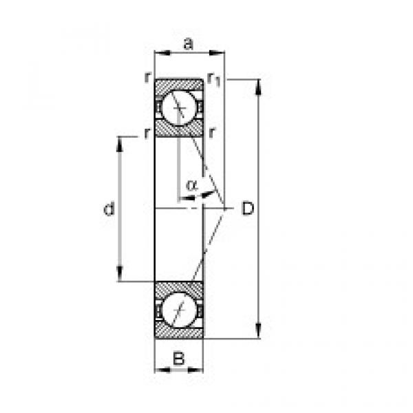 FAG Germany Spindle bearings - B7004-E-T-P4S #1 image