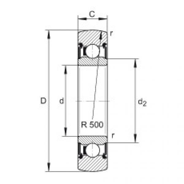 FAG Germany Track rollers - LR206-2RS #1 image