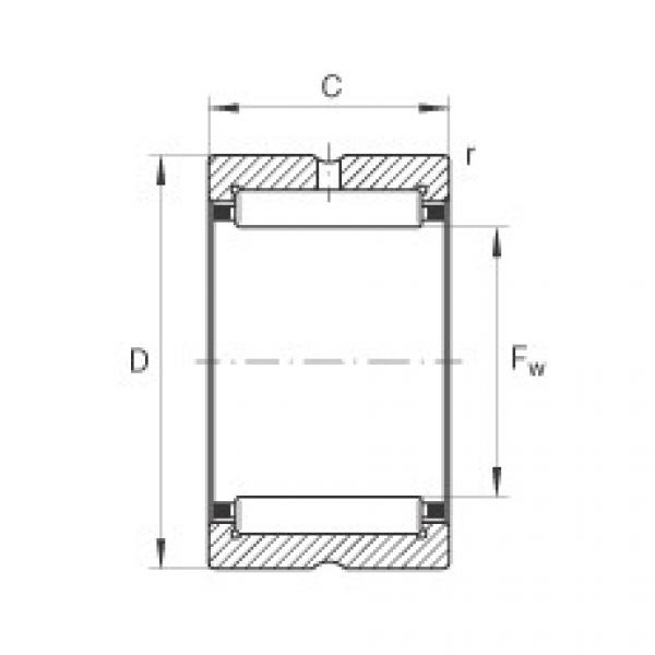 FAG Germany Needle roller bearings - NK105/36-XL #1 image