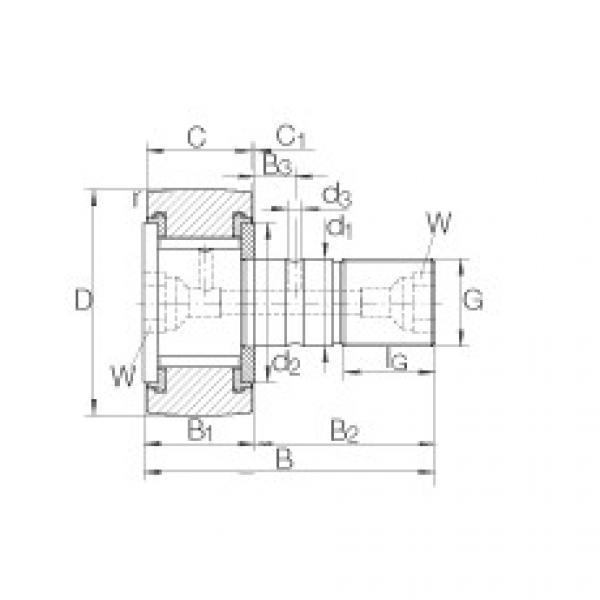 FAG Germany Stud type track rollers - KRV62-PP #1 image