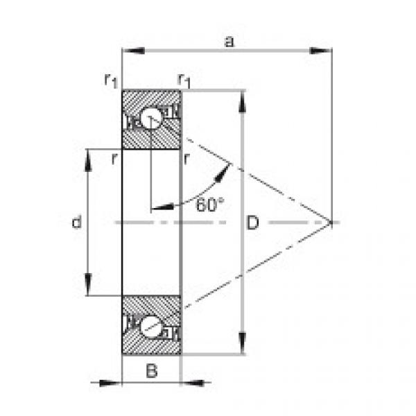 FAG Germany Axial angular contact ball bearings - 7602020-2RS-TVP #1 image