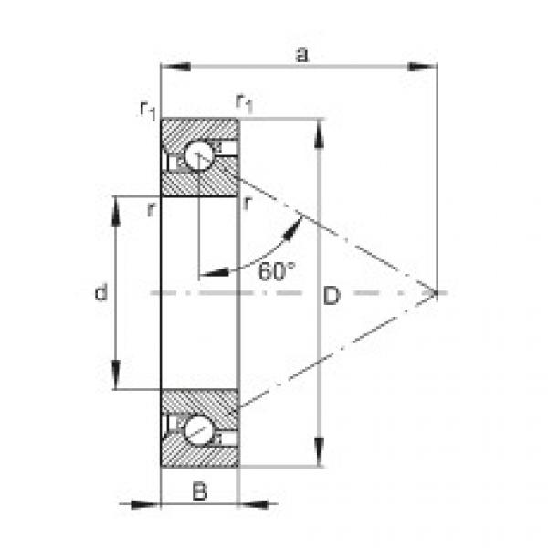 FAG Germany Axial angular contact ball bearings - 7602045-TVP #1 image