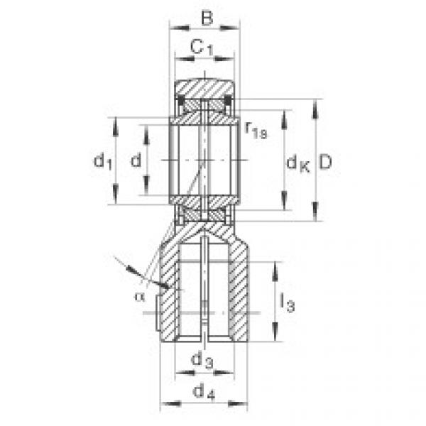 FAG Germany Hydraulic rod ends - GIHNRK20-LO #1 image