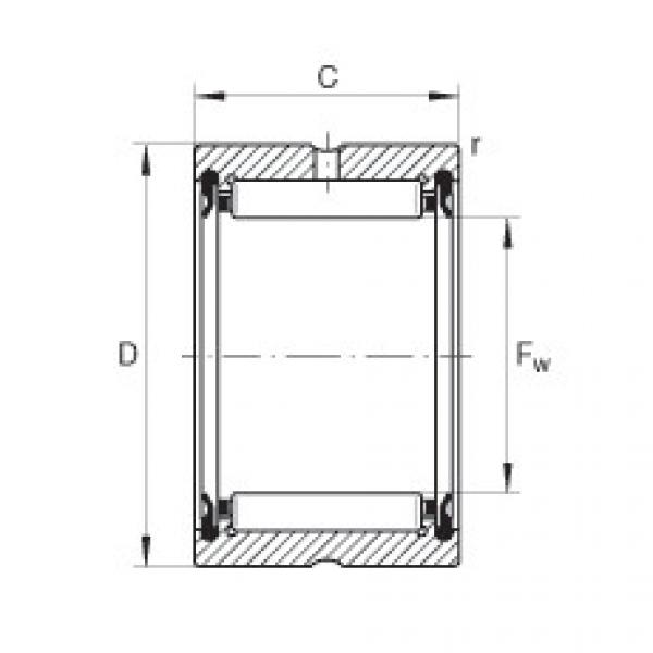 FAG Germany Needle roller bearings - RNA4906-2RSR-XL #1 image