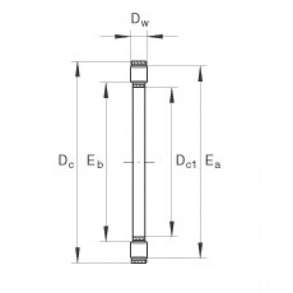 FAG Germany Axial cylindrical roller and cage assembly - K81103-TV #1 image