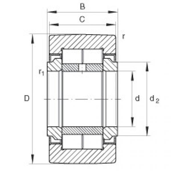 FAG Germany Yoke type track rollers - NUTR30 #1 image