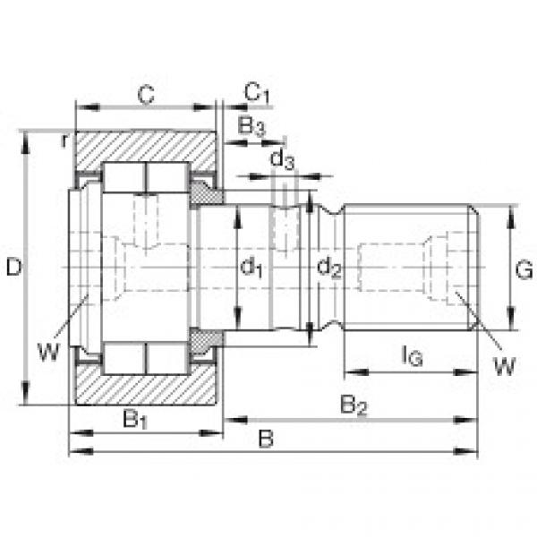 FAG Germany Stud type track rollers - NUKR40 #1 image