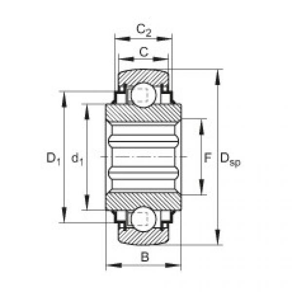 FAG Germany Self-aligning deep groove ball bearings - SK014-205-KRR-B #1 image