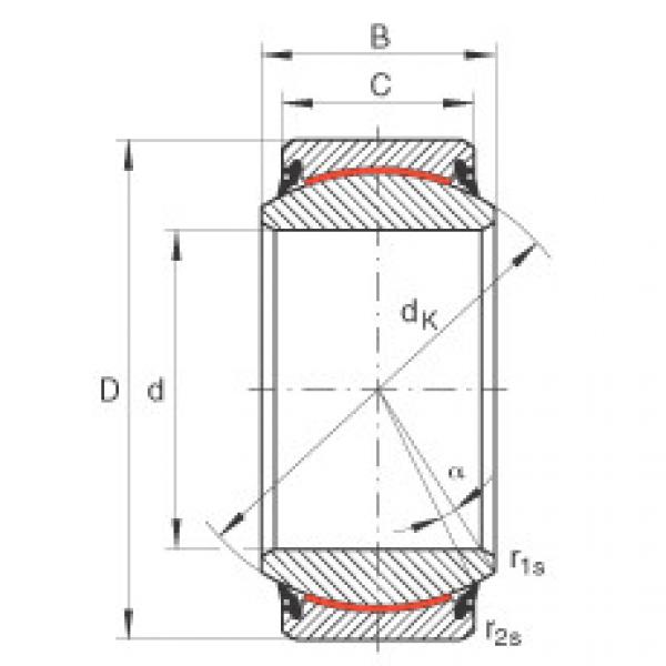 FAG Germany Radial spherical plain bearings - GE110-UK-2RS #1 image