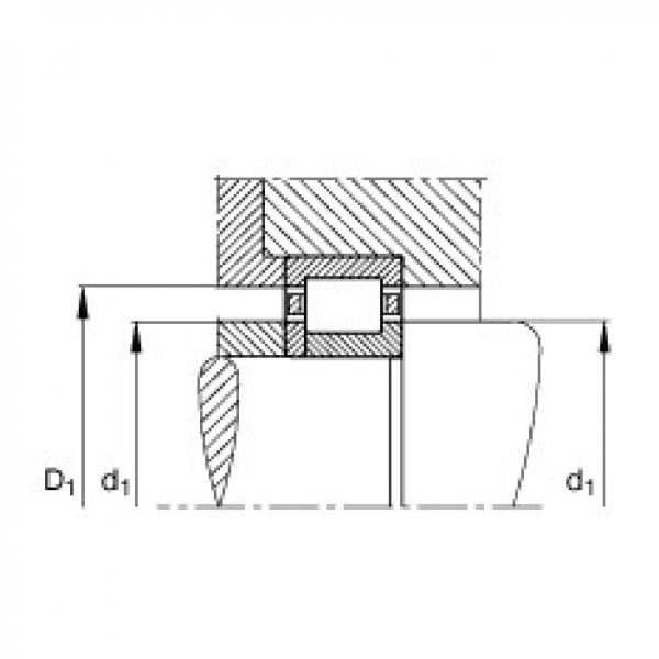 FAG Germany Cylindrical roller bearings - NUP228-E-XL-M1 #3 image